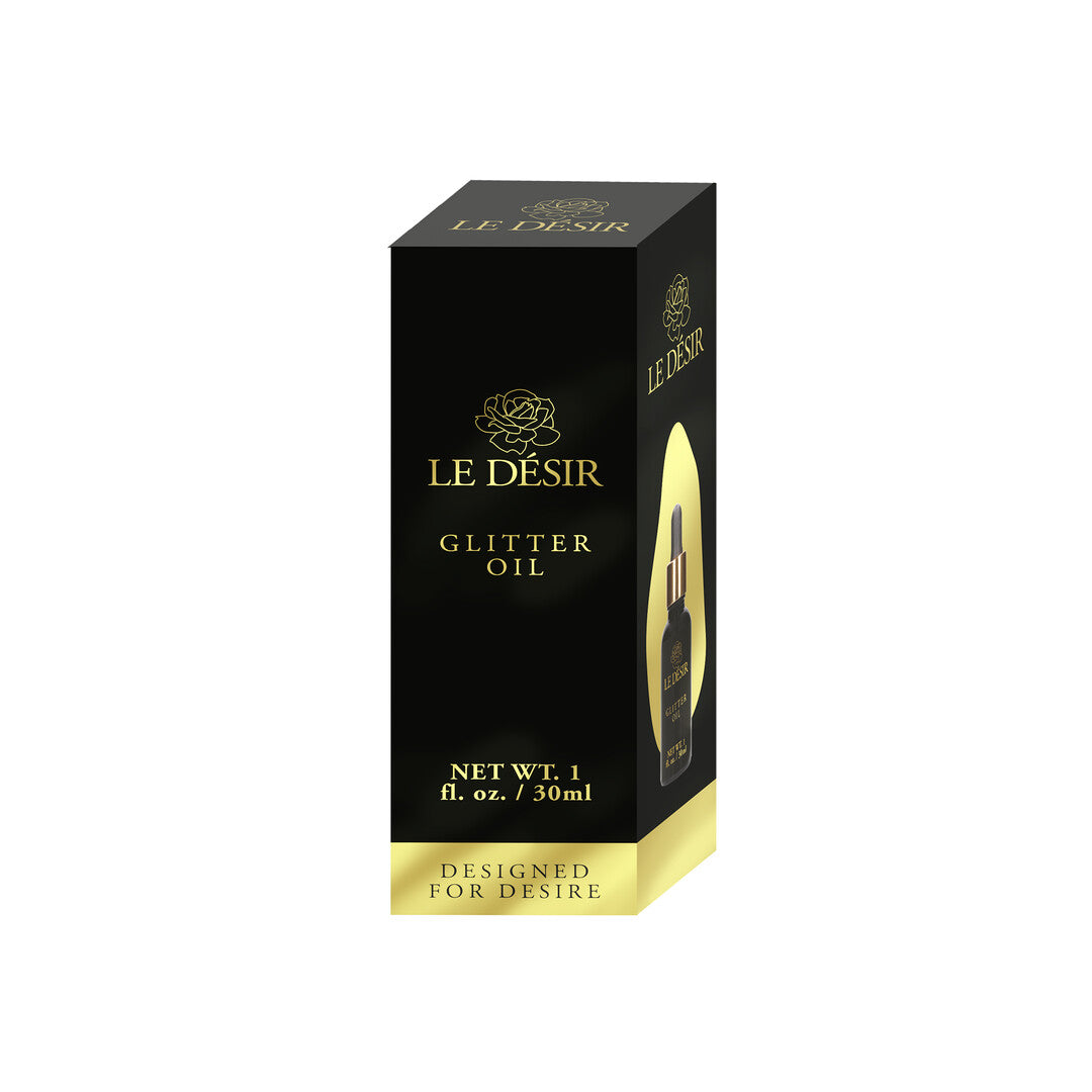Körperöl Le Désir mit Goldglitzer und Kamille 30 ml – Ansicht 2