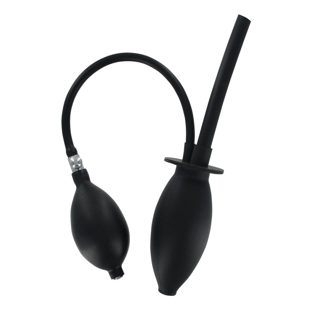 Analplug aufblasbar Silikon Schwarz