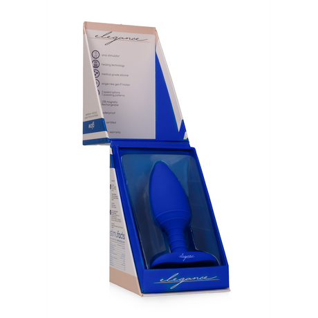 Analplug Glow mit Wärmefunktion Blau 12 x Ø 3,8 cm – Ansicht 4