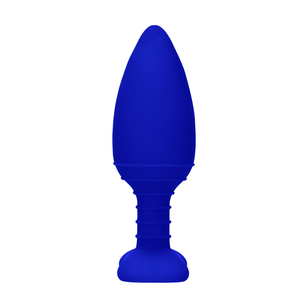 Analplug Glow mit Wärmefunktion Blau 12 x Ø 3,8 cm