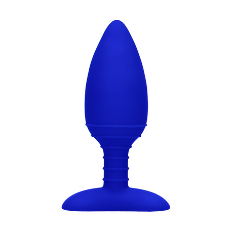 Analplug Glow mit Wärmefunktion Blau 12 x Ø 3,8 cm