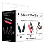 Zubehör ElectraStim Adapter-Set Druckknopf 2 mm auf 4 mm Schwarz – Ansicht 2