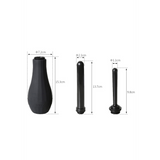 Analdusche Ergoflo Extra Schwarz 27,9 cm