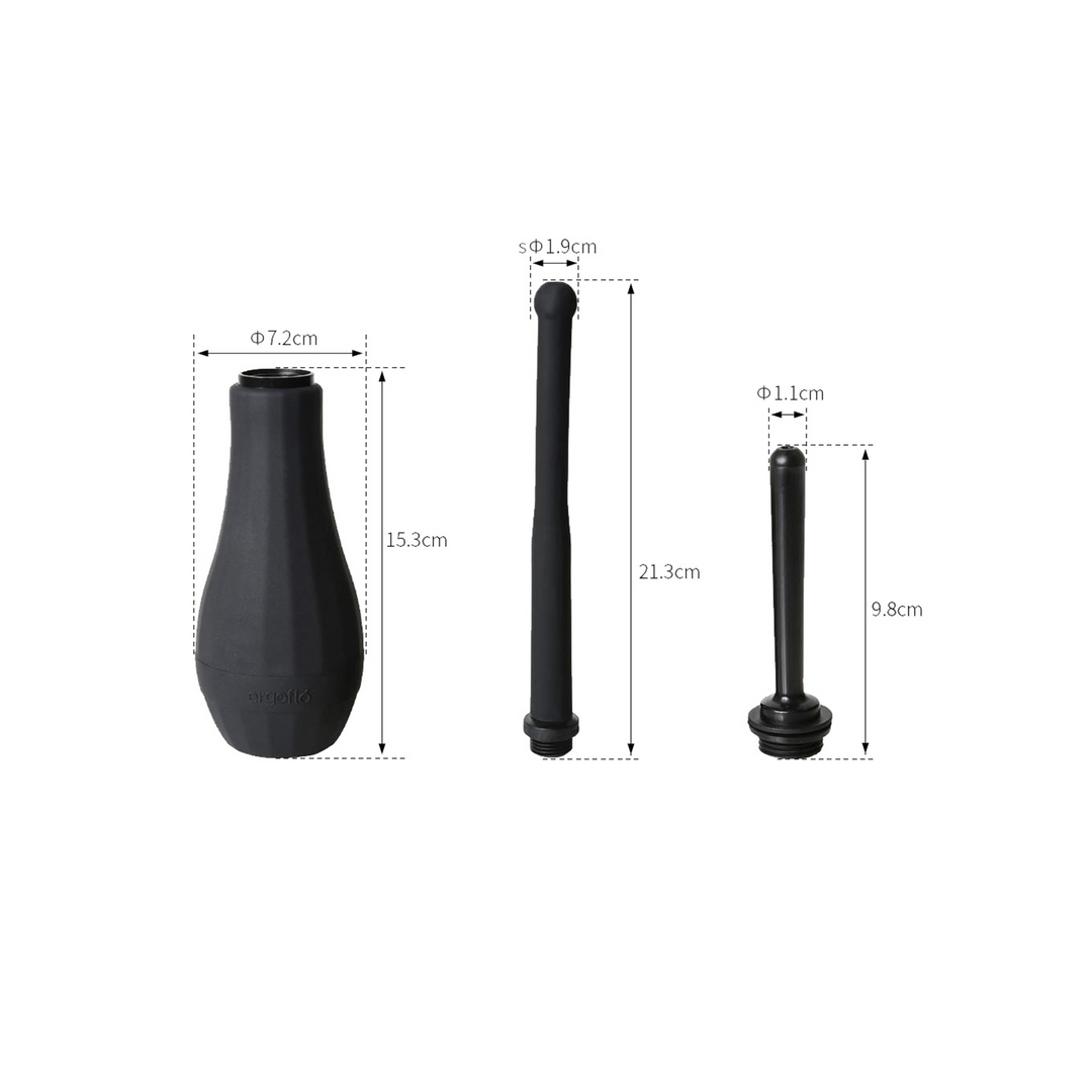 Analdusche Ergoflo Director Schwarz 35,6 cm