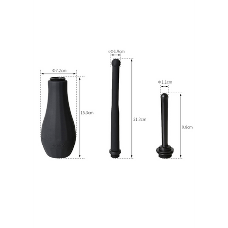 Analdusche Ergoflo Director Schwarz 35,6 cm