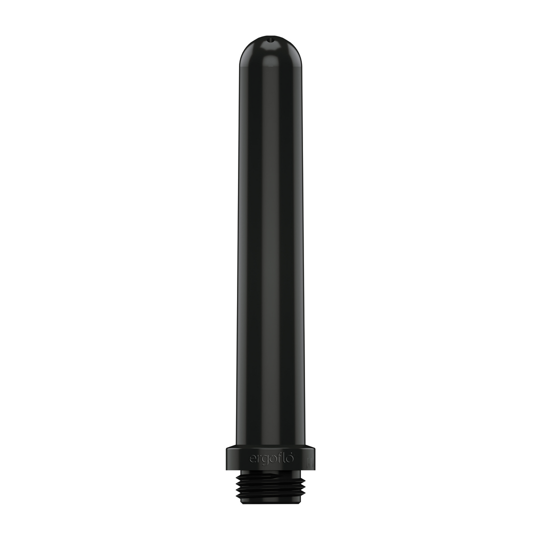 Ersatzspitze Ergoflo Premium für Analdusche Schwarz 12 cm