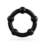 Penisring-Set Triple Bead Schwarz 6,5 x Ø 2,5 cm