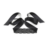 Bondage-Set Lace Me Up mit Spitze Schwarz 11,5 cm