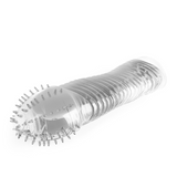 Penishülle gerippt Durchsichtig 15,5 x Ø 3,3 cm