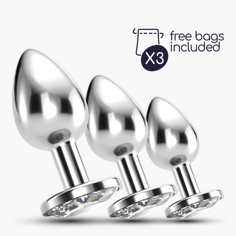 Anal-Set Bijou Train Trio 3 Schmuck-Plugs 8,5 cm
