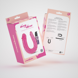 Doppeldildo Deep Diver mit Anal-Gleitgel Pink 10,5 x Ø 3,2 cm