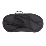 Augenbinden Satin Doppelpack Schwarz/Rot 9 cm