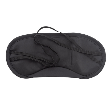 Augenbinden Satin Doppelpack Schwarz/Rot 9 cm