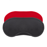 Augenbinden Satin Doppelpack Schwarz/Rot 9 cm