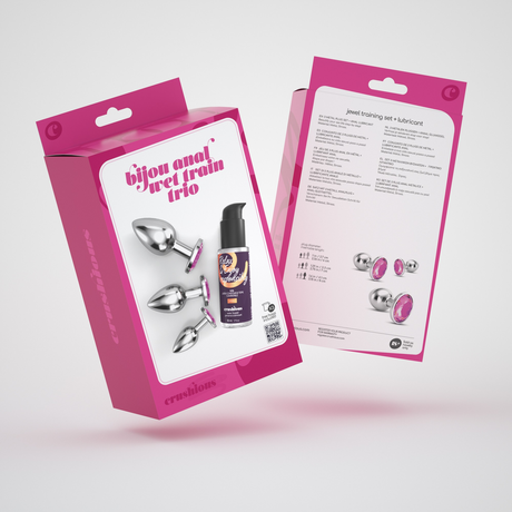 Anal-Set Bijou Wet Train Trio 3 Schmuck-Plugs 8,5 cm
