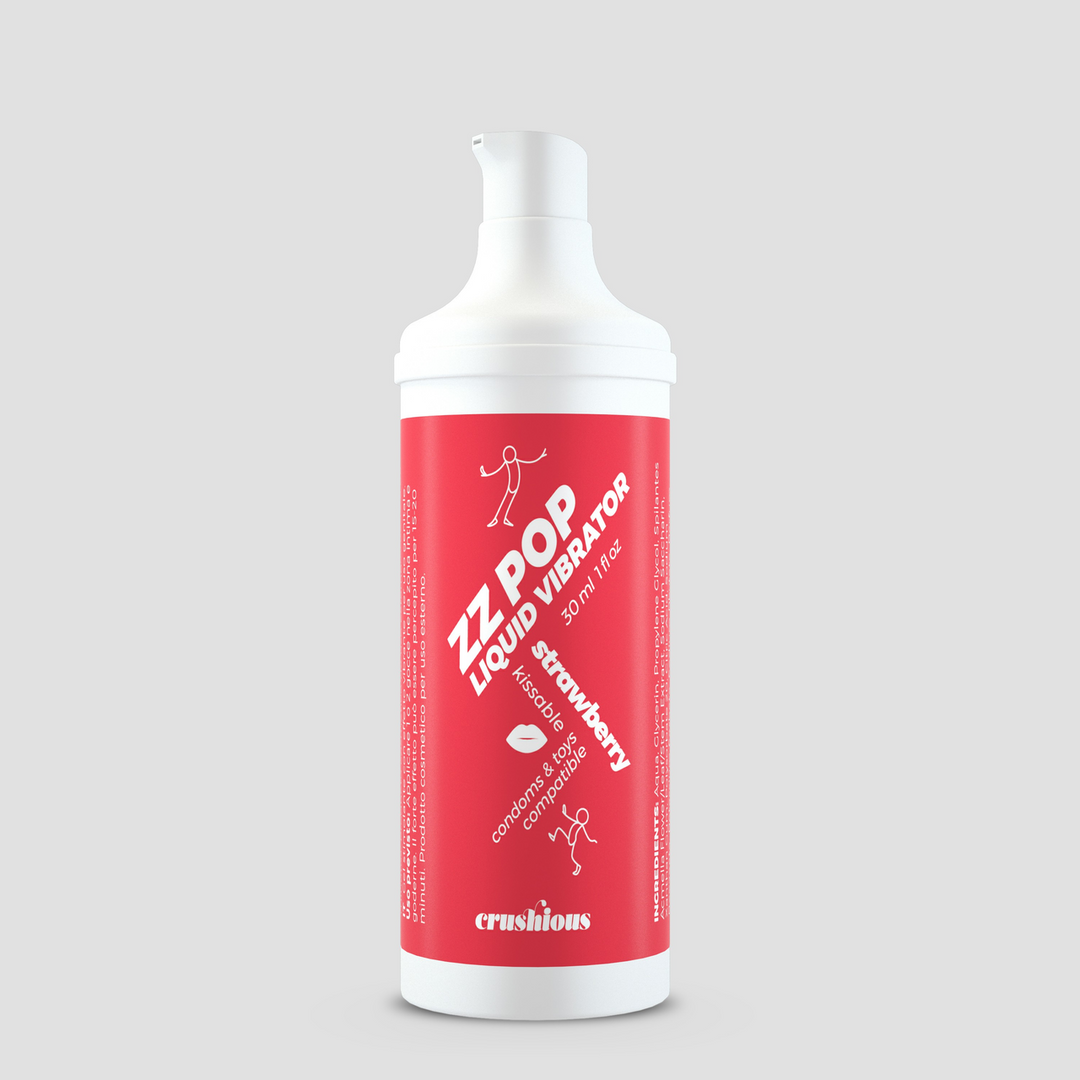 Flüssig-Vibrator ZZ Pop Erdbeere Rot 3,2 cm
