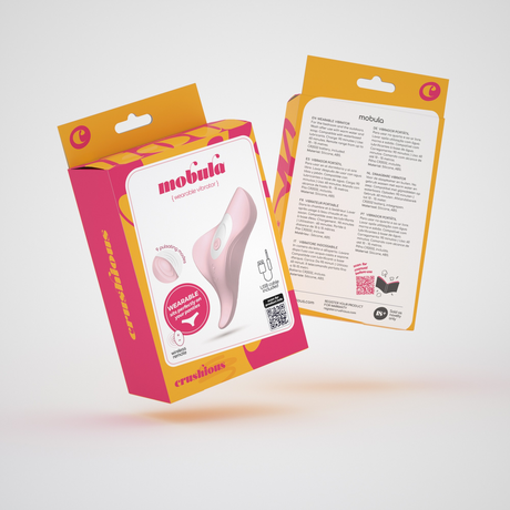 Panty-Vibrator Mobula mit Fernbedienung Pink 7 x Ø 6 cm