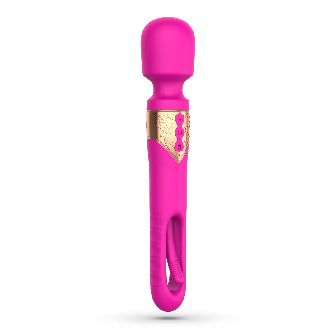 Massagestab Big Ben Dual mit Flicker Violett 25,9 cm