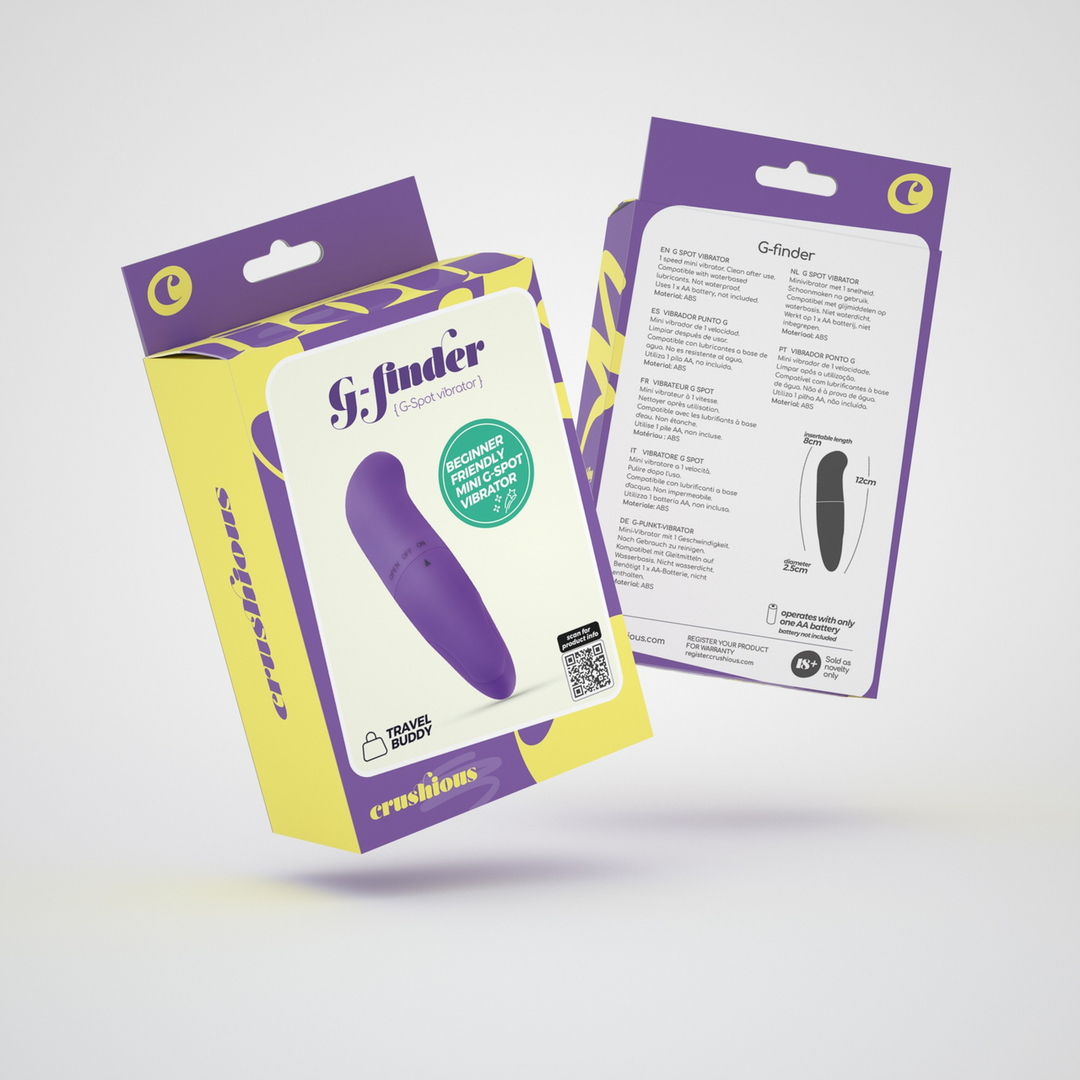 Massagestab G-Finder Mini für den G-Punkt Violett 8 x Ø 2,5 cm