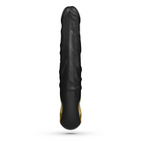 Realistischer Dildo Magnus Bend flexibel mit Vibration Schwarz 16,5 x Ø 3,6 cm