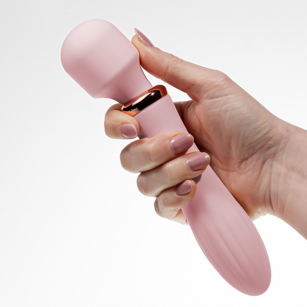 Massagestab Jinx Dual mit Wärmefunktion Rose Pink 10 x Ø 3,6 cm