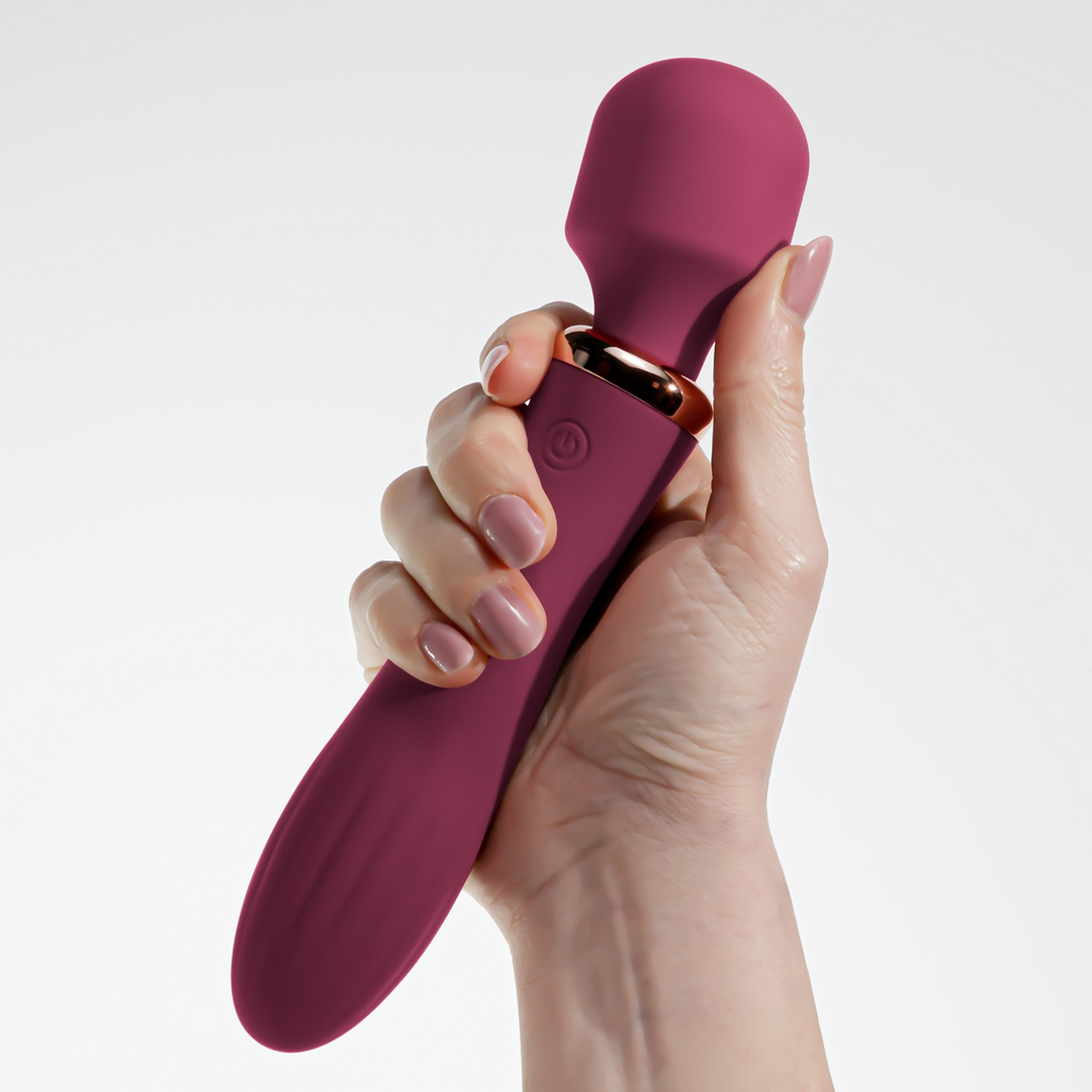 Massagestab Jinx Dual mit Wärmefunktion Rose Pink 10 x Ø 3,6 cm