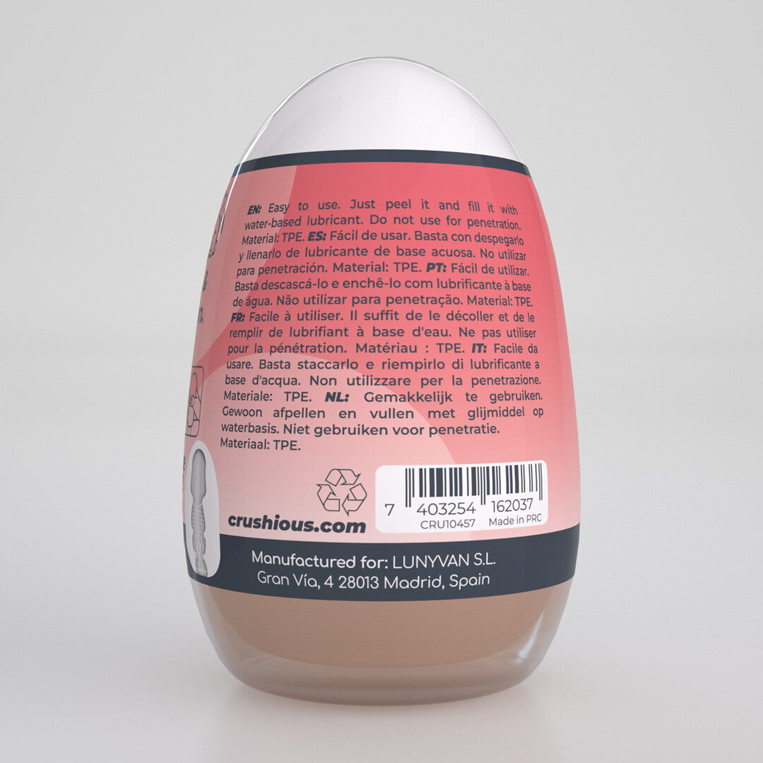 Masturbator-Ei Ezy Egg Mund Rot 8,7 x Ø 5,6 cm