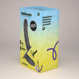 Strap-on Crushious Labionda Doppel-Harness mit Fernbedienung Schwarz 24 x Ø 3,7 cm – Ansicht 2
