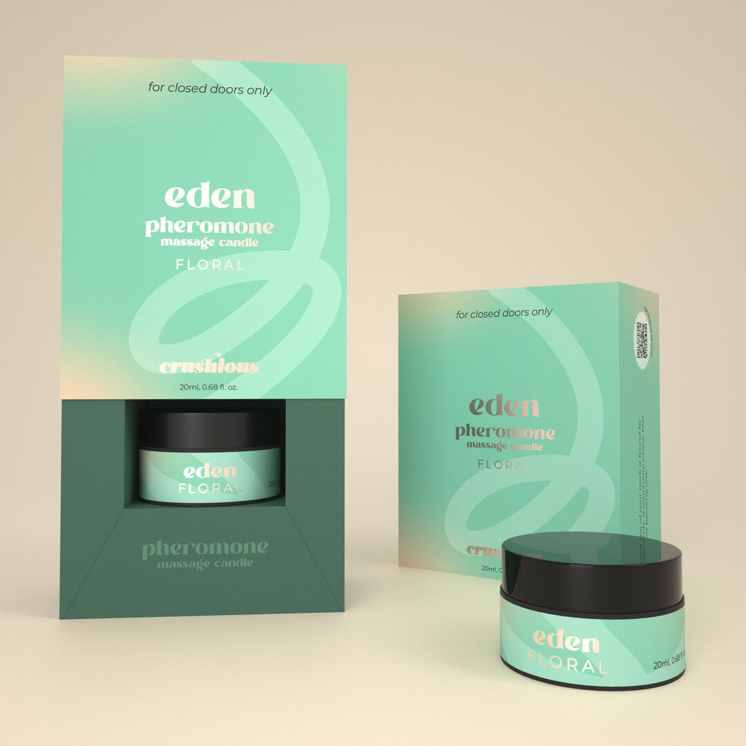 Massagekerze Crushious Eden Blumig mit Pheromonen 20 ml – Ansicht 3