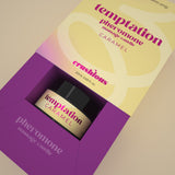 Massagekerze Crushious Temptation Toffee-Karamell mit Pheromonen 20 ml – Ansicht 2
