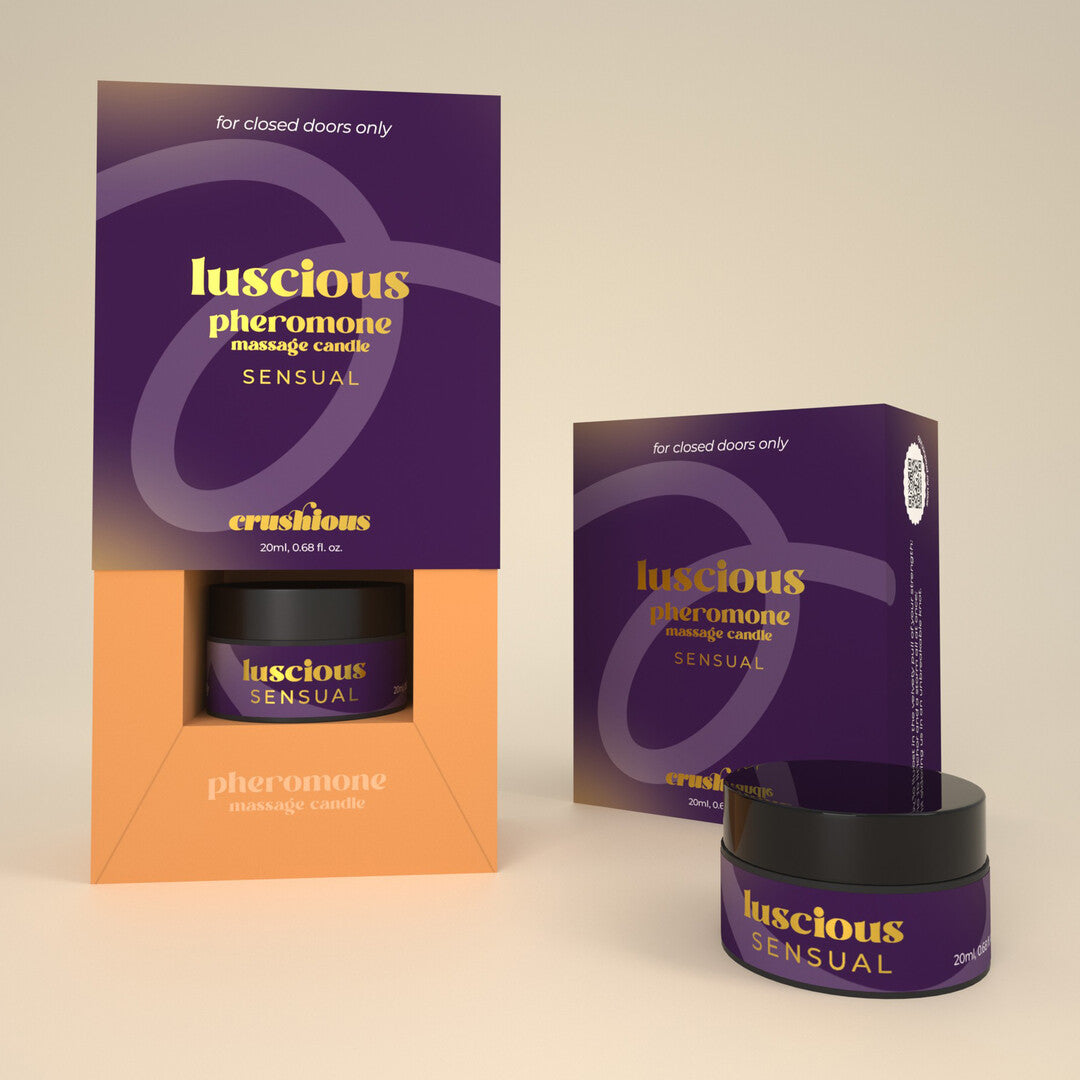 Massagekerze Crushious Luscious Sinnlich mit Pheromonen 20 ml – Ansicht 3