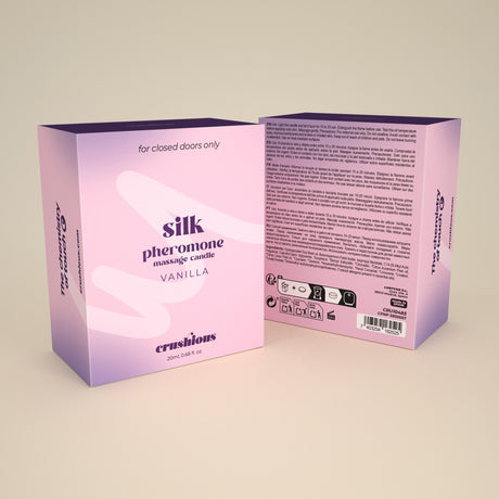 Massagekerze Crushious Silk Vanille mit Pheromonen 20 ml – Ansicht 4