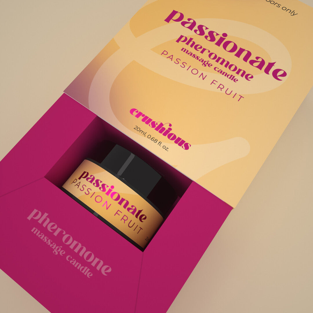Massagekerze Crushious Passionate Passionsfrucht mit Pheromonen 20 ml – Ansicht 2