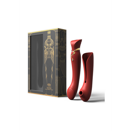 G-Punkt-Vibrator Queen mit Luftdruckstimulator 11,5 x Ø 3,5 cm