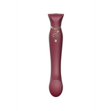 G-Punkt-Vibrator Queen mit Luftdruckstimulator Rot 11,5 x Ø 3,5 cm