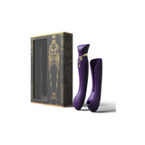 G-Punkt-Vibrator Queen mit Luftdruckstimulator Rot 11,5 x Ø 3,5 cm