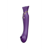 G-Punkt-Vibrator Queen mit Luftdruckstimulator Rot 11,5 x Ø 3,5 cm
