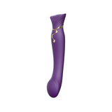 G-Punkt-Vibrator Queen mit Luftdruckstimulator Rot 11,5 x Ø 3,5 cm