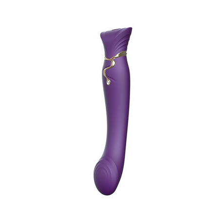 G-Punkt-Vibrator Queen mit Luftdruckstimulator 11,5 x Ø 3,5 cm