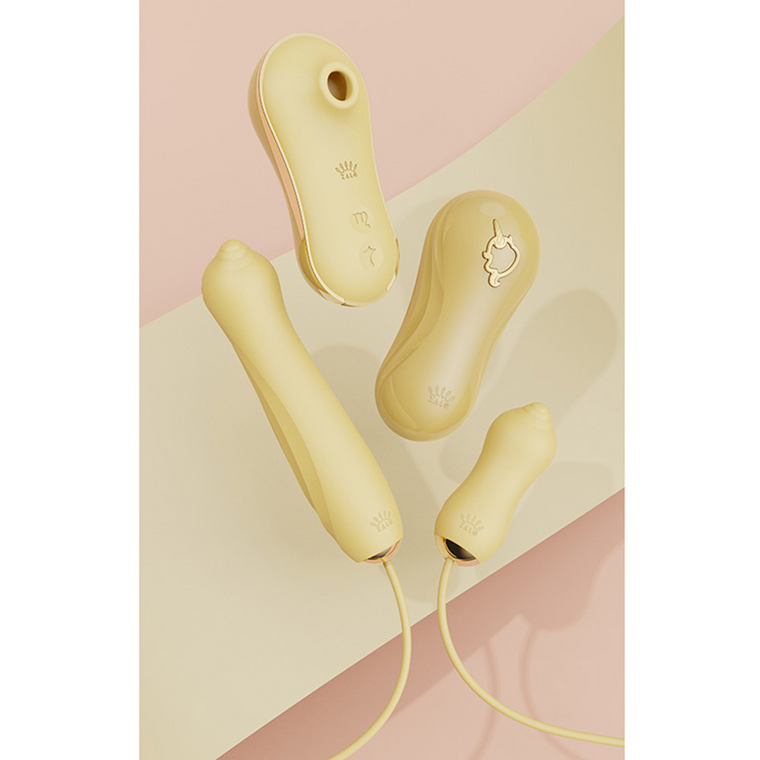 Saug-Vibrator mit Pumpe und Aufsätzen Pink 15 cm