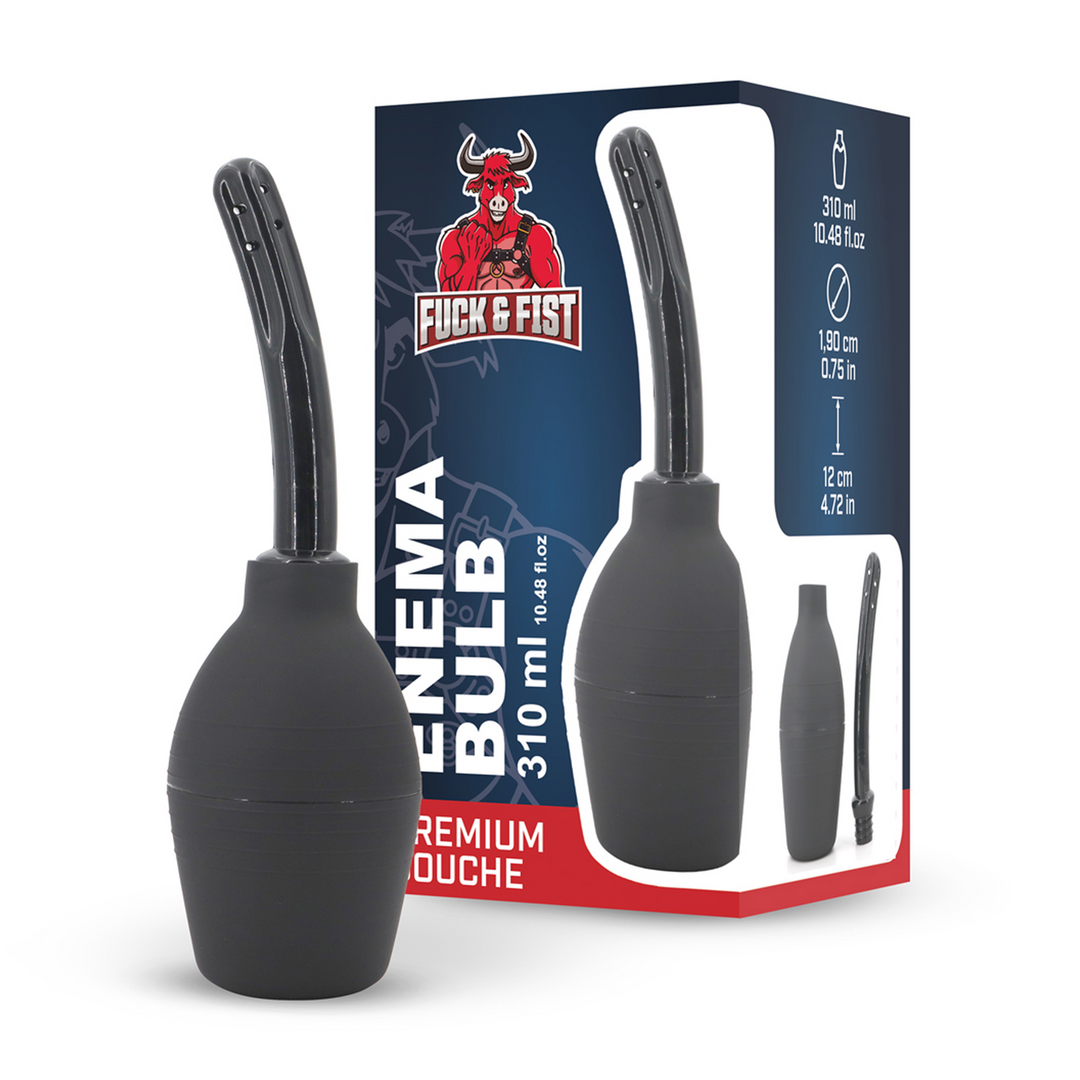 Analdusche Einlaufball Schwarz 310 ml