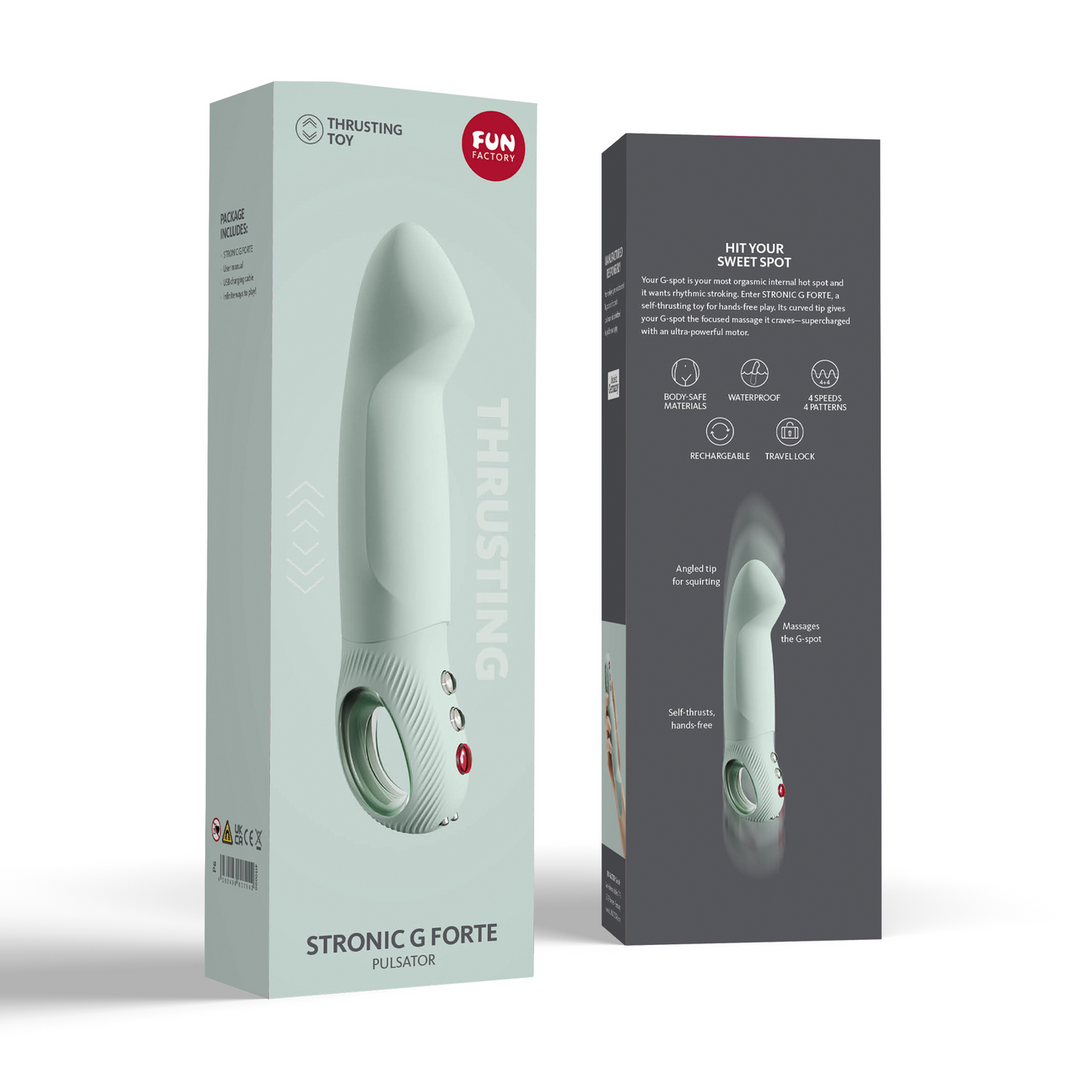 G-Punkt-Pulsator Stronic G-Forte Grün 13 x Ø 4 cm