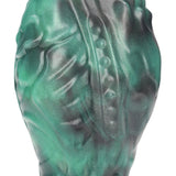 Analplug Space Born Ei-Form Schwarz/Grün 14 x Ø 6,5 cm
