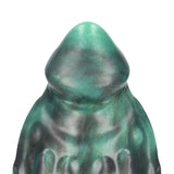 Analplug Space Born Ei-Form Schwarz/Grün 14 x Ø 6,5 cm