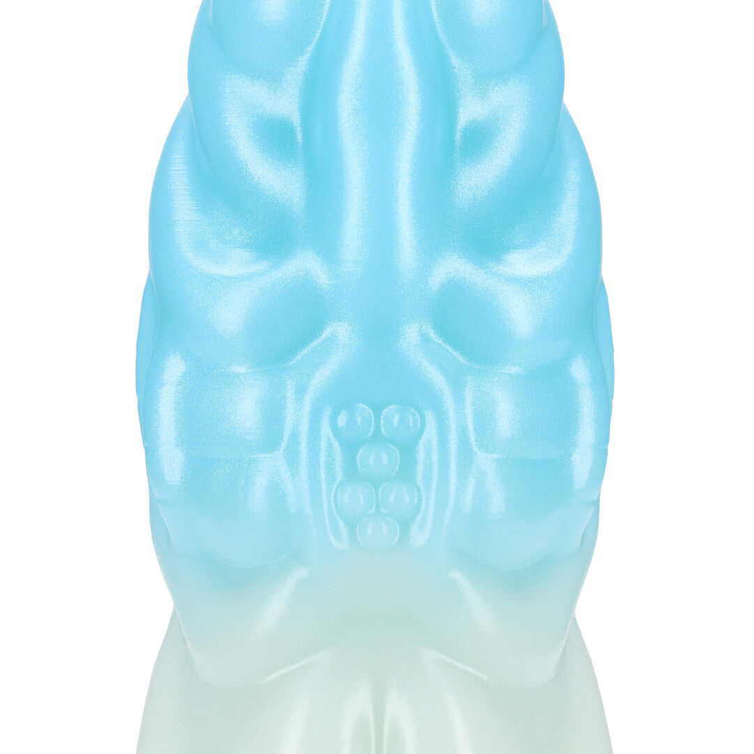 Dildo Vein Master Silikon Weiß/Blau 18,5 x Ø 6 cm