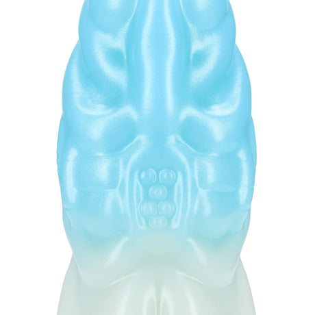 Dildo Vein Master Silikon Weiß/Blau 18,5 x Ø 6 cm