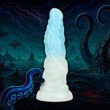 Dildo Vein Master Silikon Weiß/Blau 18,5 x Ø 6 cm