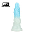 Dildo Vein Master aus Silikon Blau-Weiß 18,5 x Ø 6 cm