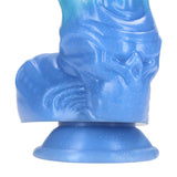 Dildo Deep Sea Hydra Silikon Blau 18 x Ø 5,5 cm
