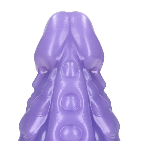 Dildo Galactic Hydra Silikon Violett/Weiß 16 x Ø 5 cm
